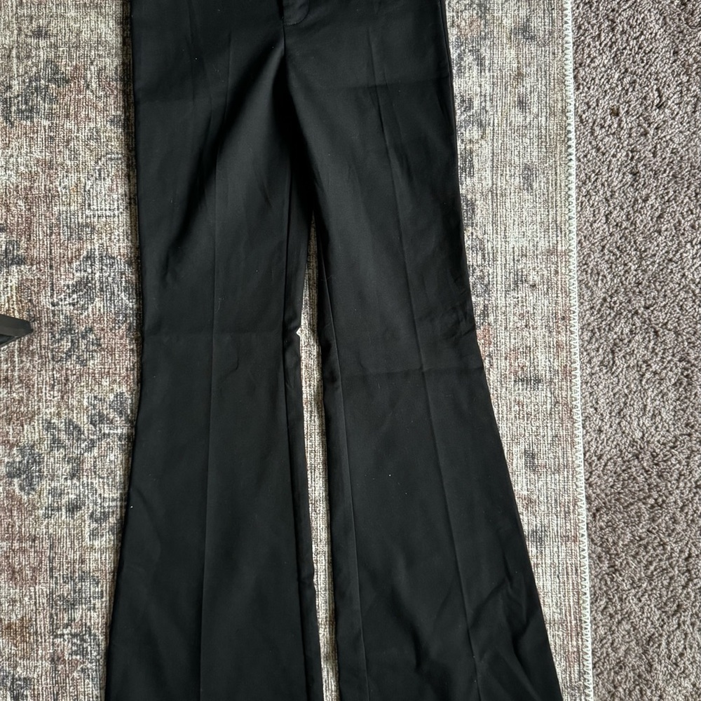 Zara High Rise Flare Dress Pants
